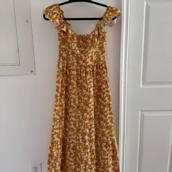 Reformation | Lucila Linen Dress - Picture 4 of 7